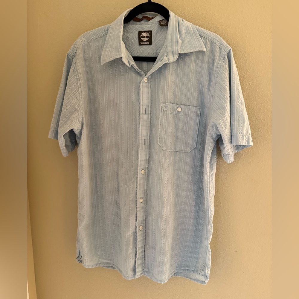 Timberland short sleeve button up shirt